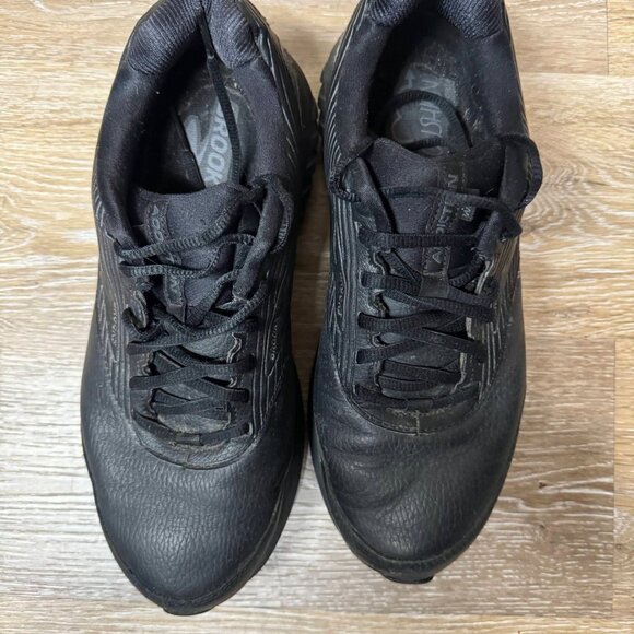Brooks Addiction 2 Black Leather Walking Sneaker Men\'s Size 9.5 main image 4